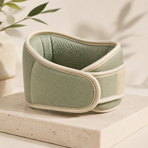 Light sage breathable cervical neck support